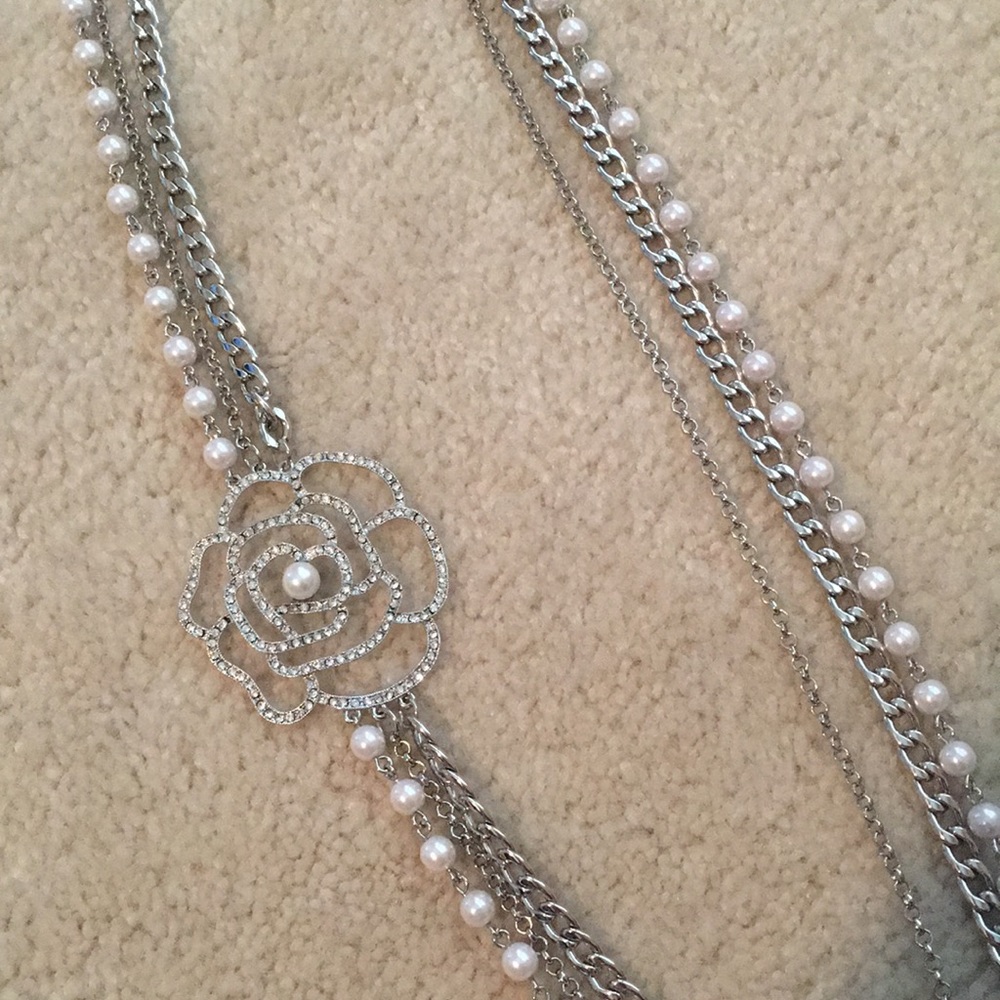 White House Black Market Layered Necklace